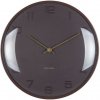 Nástenné hodiny Fuerte Dome Karlsson KA6084BR, 31cm