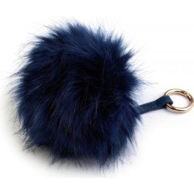 Prívesok na kľúče Modrá kožušinová brmbolce z líšky ozdoba na kabelku od 14  € - Heureka.sk