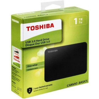 Toshiba Canvio Basics 1TB, HDTB410EK3AA od 59,98 € - Heureka.sk
