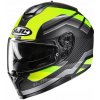 MOTOCYKLOVÁ PRILBA HJC C70N BELIS BLACK/GREEN XL