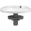 Logitech Mic Pod Mount, stolný držiak, biely, Logitech, Rally Mic Pod, 146 mm, 146 mm