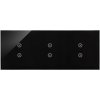 Kontakt-Simon Touch panel 3 moduly 2 vertikální dotyková pole, 2 vertikální dotyková pole, 2 vertikální dotyková pole, ztuhlá láva DSTR3333/73