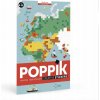 Poppik Samolepkový plagát - Mapa sveta