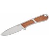 CIVIVI Mini Elementum Fixed Blade Neck Knife Guibourtia Wood Handle Satin Finished Nitro-V Blade