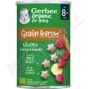 GERBER Organic chrumky s malinami a banánom 35 g