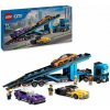 LEGO® City 60408 Kamión na prepravu áut so športiakmi