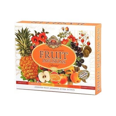 Basilur Fruit Infusions sada ovocných čajov 6 x 10 x 1,8 g