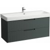 Laufen Juna Skrinka pod umývadlo 117 cm, sivá traffic H4115421092661