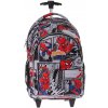 Školský batoh na kolieskach - Spider Man COMIC