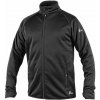 Canis (CXS) Pánska mikina na zips TORONTO - Čierna / čierna | 5XL