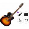 Takamine GJ72CE-12BSB Premium SET Brown Sunburst 12-strunová elektroakustická gitara