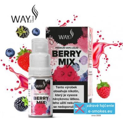 WAY to Vape e-liquid BERRY Mix 10ml-6mg