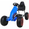 mamido Detská šliapací motokára Monster Strong modrá