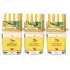VOTÍVNA SADA 3 ks TROPICAL PINEAPPLE sójové vonné eko sviečky PARFUMIA