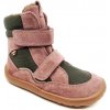 Froddo G3160233-6 Grey/Pink barefoot zimné topánky