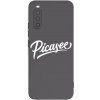 Picasee silikónový čierny obal pre Sony Xperia 10 II - Picasee - old logo - white