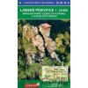 Labské pískovce, národní parky České a Saské Švýcarsko - turistická mapa