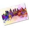 Kuchynská doska zo skla Los Angeles farby 80x52 cm