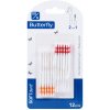 SOFTdent Butterfly Medzizubná kefka + špáradlo XS/S 12 ks