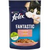 Felix Fantastic kapsička pre mačky losos v želé 85 g