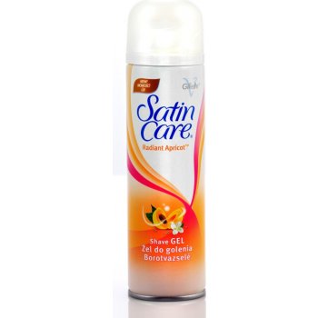 Gillette Satin Care Radiant Apricot dámsky gél na holenie 200 ml