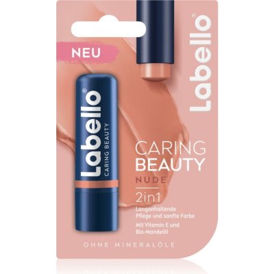 Labello Caring Beauty tónovací balzam na pery Nude 4,8 ml