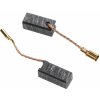 2x uhlíková kefa ako náhrada za Metabo 20-008 pre elektrické náradie - 15,3 x 5 x 6,3 mm