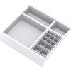 GOLLINUCCI Kúpeľňový organizér s príslušenstvom 270mm 241x242x53mm biela 10900302