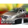Deflektory na Dacia Logan MCV II, 5-dverová (+zadné), r.v.: 2013 -