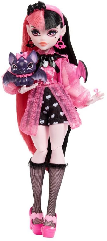 Mattel Monster High Draculaura Doll With Pink And Black Hair And Pet Bat od  34,65 € - Heureka.sk