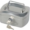 Pokladnička Q-CONNECT 152x120x80mm strieborná