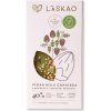 LASKAO VEGAN Biela čokoláda s moringou a lieskovými orieškami bez cukru sladená xylitolom 75 g