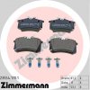 ZIMMERMANN Sada brzdových platničiek kotúčovej brzdy 235541701