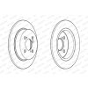 Brzdový kotúč FERODO (Federal-Mogul) DDF2071C