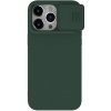 Kryt NILLKIN CamShield pre Apple iPhone 15 Pro Max - Kryt fotoaparátu - Silikónový - Tmavo zelený