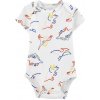 CARTER'S Body krátky rukáv Ivory Dino chlapec 3m 1N074510_3M