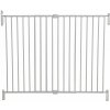 DREAMBABY Zábrana bezpečnostná Broadway 2-panelová extra široká 76-134,5 cm biela