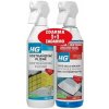 HG odstraňovač plesne 500 ml + čistič skla 500 ml, 500ml + 500ml