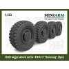 Sagged wheel set for BTR K-17 