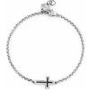 S'Agapõ Nadčasový pánsky náramok Krížik Charisma SHS11