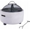 Záhradné ohnisko s poklopom a kutáčom, 43x43x38,5cm 62332 BBQ0124