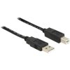 Delock USB kábel USB 2.0 USB-A zástrčka, USB-B zástrčka 20.00 m čierna UL certifikácia 83557; 83557