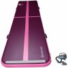 Airtrack MASTER nafukovací žíněnka 400 x 100 x 10 cm - fialová - růžová