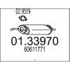 Predný tlmič výfuku MTS 01.33970
