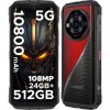 Smartfón DooGee S118 Pro 8 GB / 512 GB 5G červený
