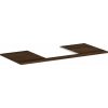 Hansgrohe Xelu Q doska na skrinku 118x55 cm orech 54096630
