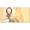 Foto obraz sklenený horizontálny abstrakcie vlny 100x50 cm