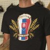 Tričko s potlačou ĽÚBIM VYPIŤ Pánsky Čierna 5XL