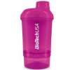 Šejker Nano ružový - 300 ml + 150 ml - BioTech USA