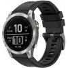 Remienok Solid Wristband čierny pre Garmin Fenix 7 Pro